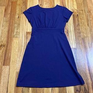 SUSANA MONACO WOMENS NAVY BLUE DRESS